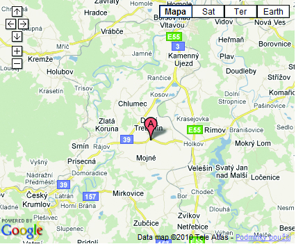 mapa firmy BETON JD mapa firmy BETON JD